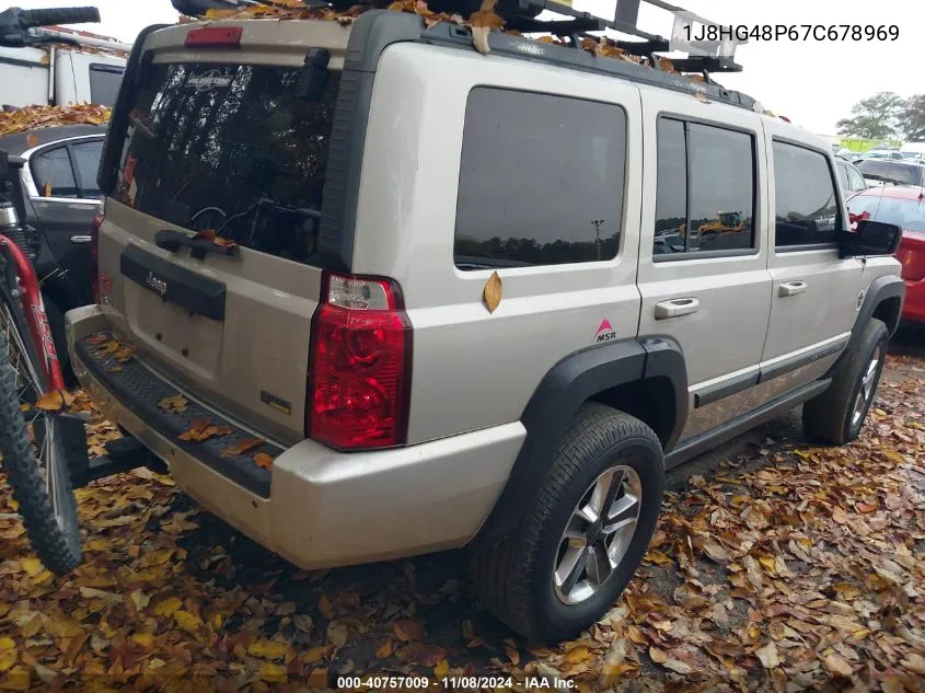 2007 Jeep Commander VIN: 1J8HG48P67C678969 Lot: 40757009