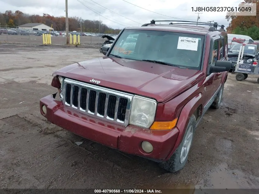 2007 Jeep Commander Limited VIN: 1J8HG58237C616049 Lot: 40790568