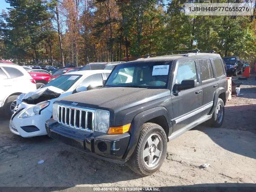 2007 Jeep Commander Sport VIN: 1J8HH48P77C655276 Lot: 40816190