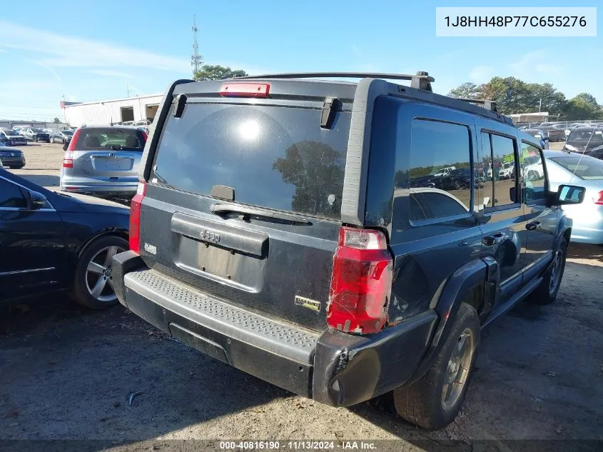 2007 Jeep Commander Sport VIN: 1J8HH48P77C655276 Lot: 40816190