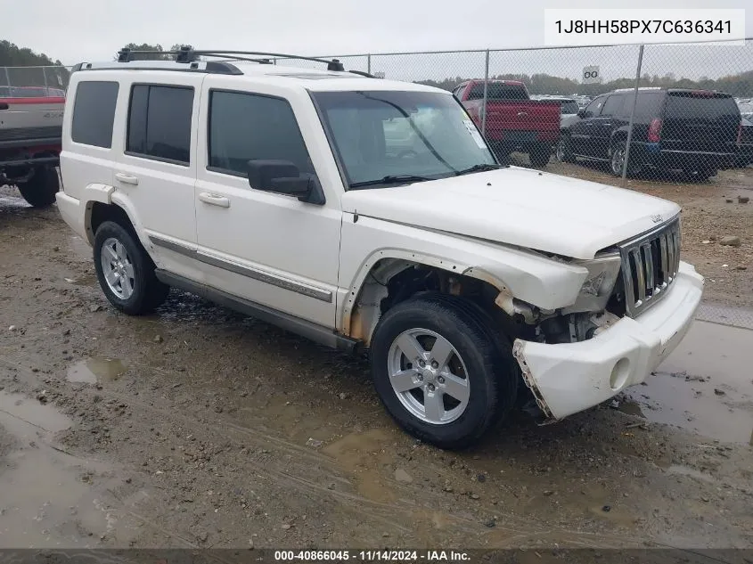 2007 Jeep Commander Limited VIN: 1J8HH58PX7C636341 Lot: 40866045