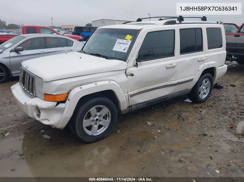 2007 Jeep Commander Limited VIN: 1J8HH58PX7C636341 Lot: 40866045