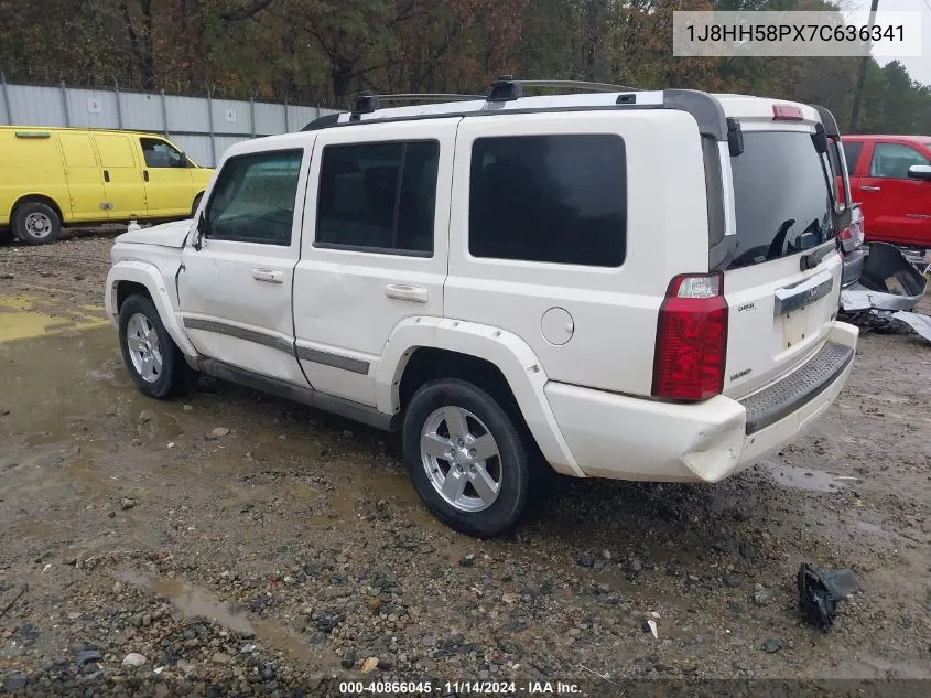 2007 Jeep Commander Limited VIN: 1J8HH58PX7C636341 Lot: 40866045