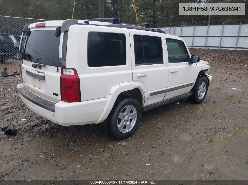 2007 Jeep Commander Limited VIN: 1J8HH58PX7C636341 Lot: 40866045