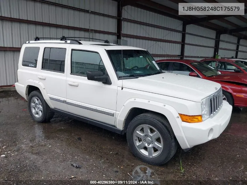 2008 Jeep Commander Limited VIN: 1J8HG58248C175579 Lot: 40296380