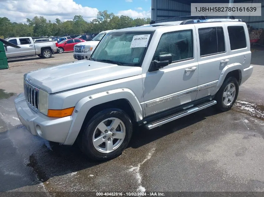 2008 Jeep Commander Limited VIN: 1J8HH58278C161639 Lot: 40482816