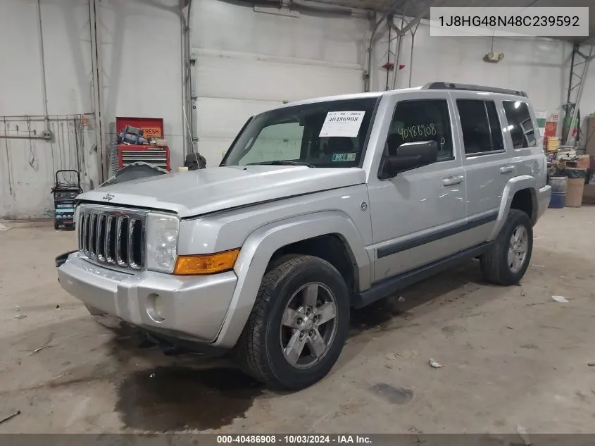 1J8HG48N48C239592 2008 Jeep Commander Sport