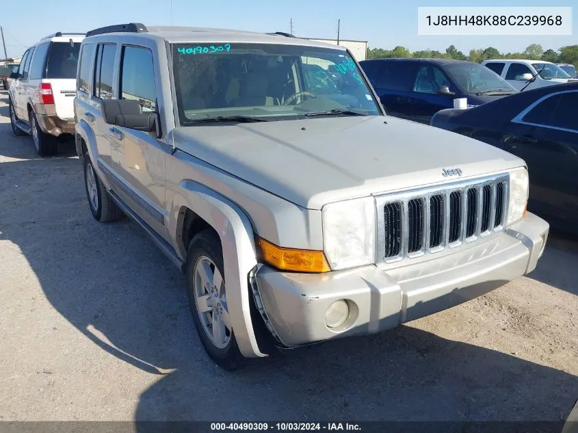 1J8HH48K88C239968 2008 Jeep Commander Sport