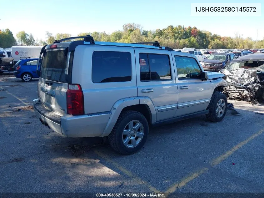 1J8HG58258C145572 2008 Jeep Commander Limited