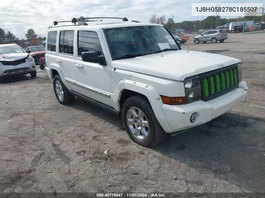 2008 Jeep Commander Limited VIN: 1J8HG58278C185507 Lot: 40776647