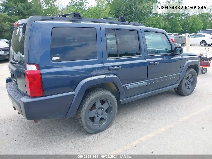 2009 Jeep Commander Sport VIN: 1J8HG48K29C509846 Lot: 39581991