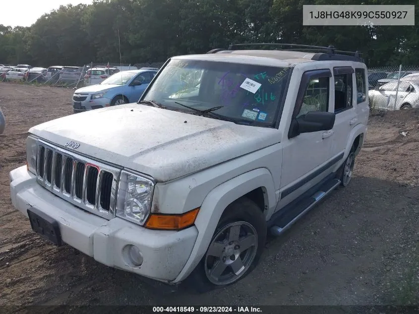 2009 Jeep Commander Sport VIN: 1J8HG48K99C550927 Lot: 40418549