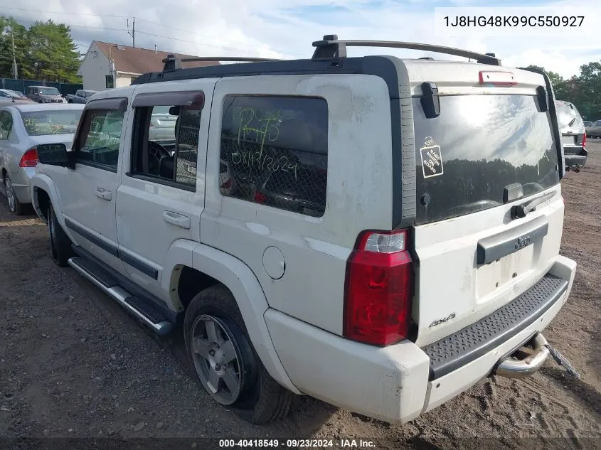 2009 Jeep Commander Sport VIN: 1J8HG48K99C550927 Lot: 40418549