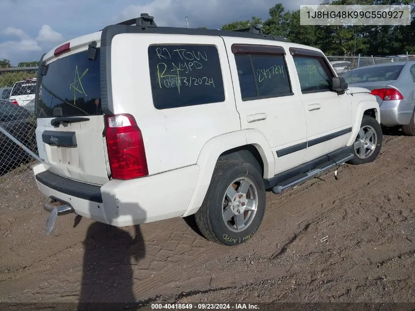 2009 Jeep Commander Sport VIN: 1J8HG48K99C550927 Lot: 40418549