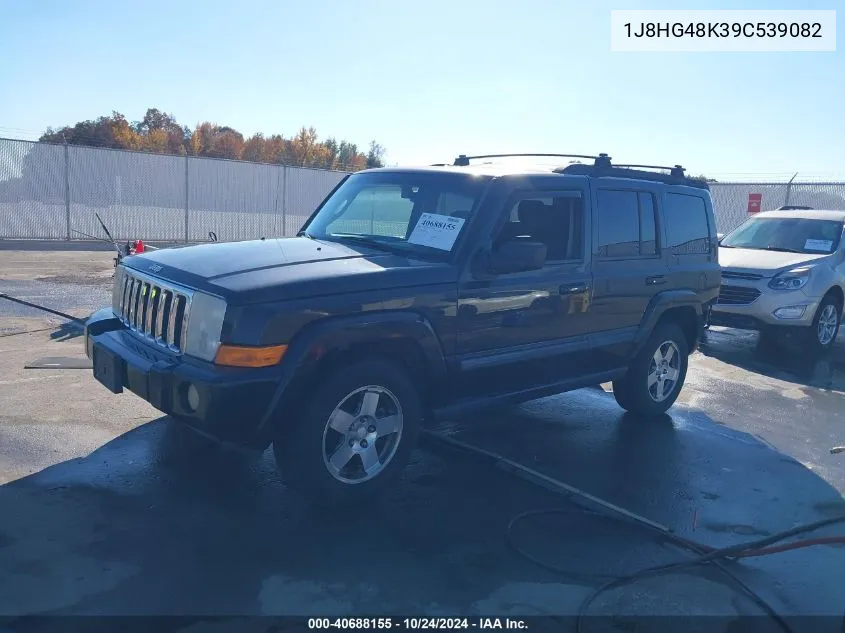 2009 Jeep Commander Sport VIN: 1J8HG48K39C539082 Lot: 40688155