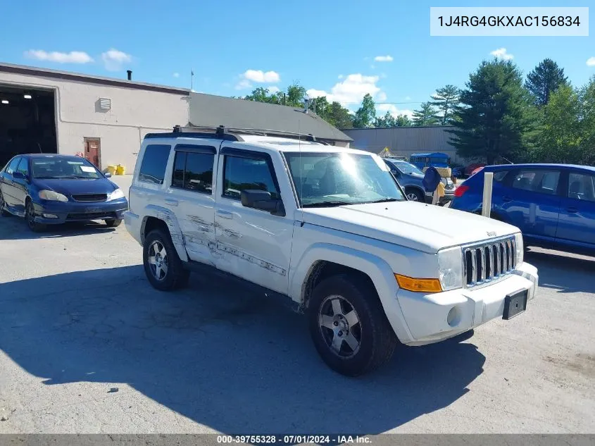 2010 Jeep Commander Sport VIN: 1J4RG4GKXAC156834 Lot: 39755328