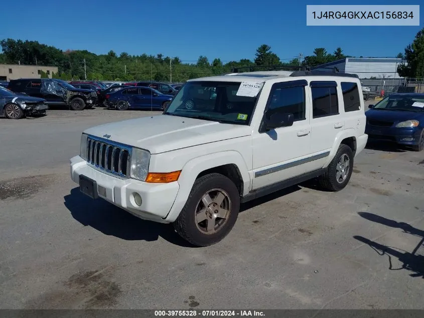 2010 Jeep Commander Sport VIN: 1J4RG4GKXAC156834 Lot: 39755328