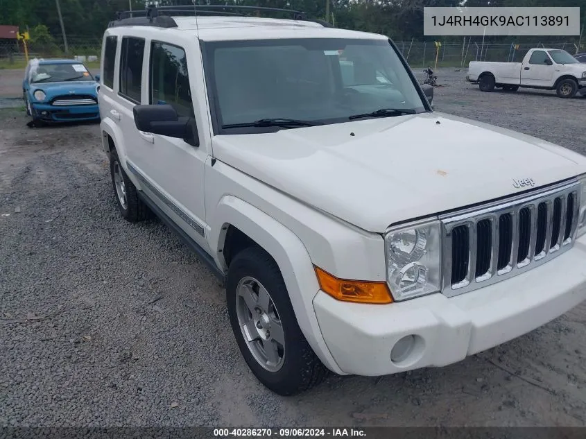 2010 Jeep Commander Sport VIN: 1J4RH4GK9AC113891 Lot: 40286270