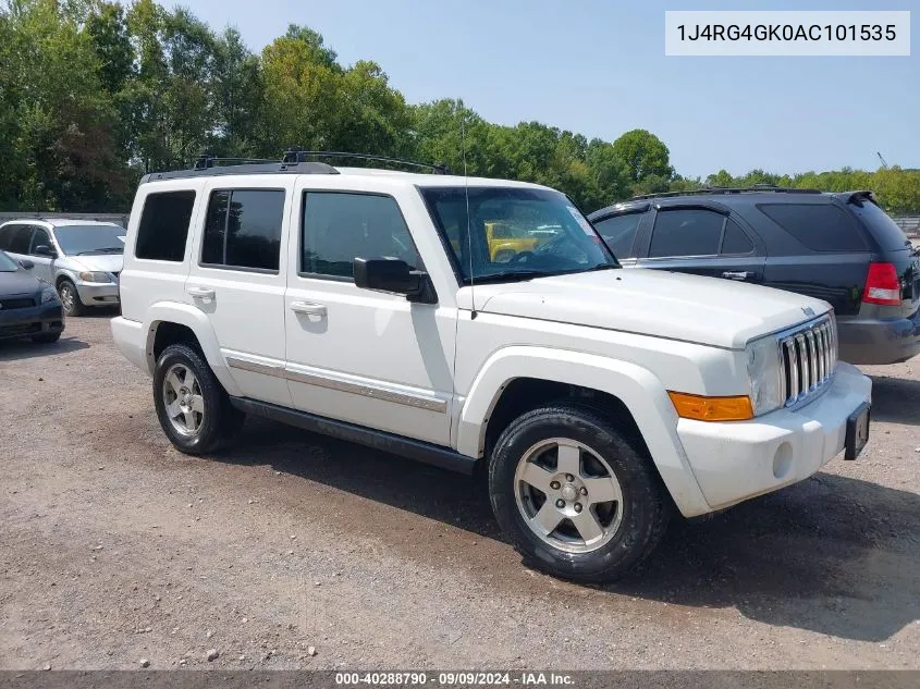 2010 Jeep Commander Sport VIN: 1J4RG4GK0AC101535 Lot: 40288790