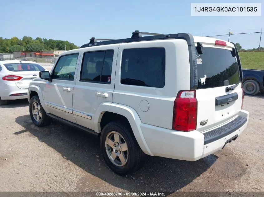 2010 Jeep Commander Sport VIN: 1J4RG4GK0AC101535 Lot: 40288790