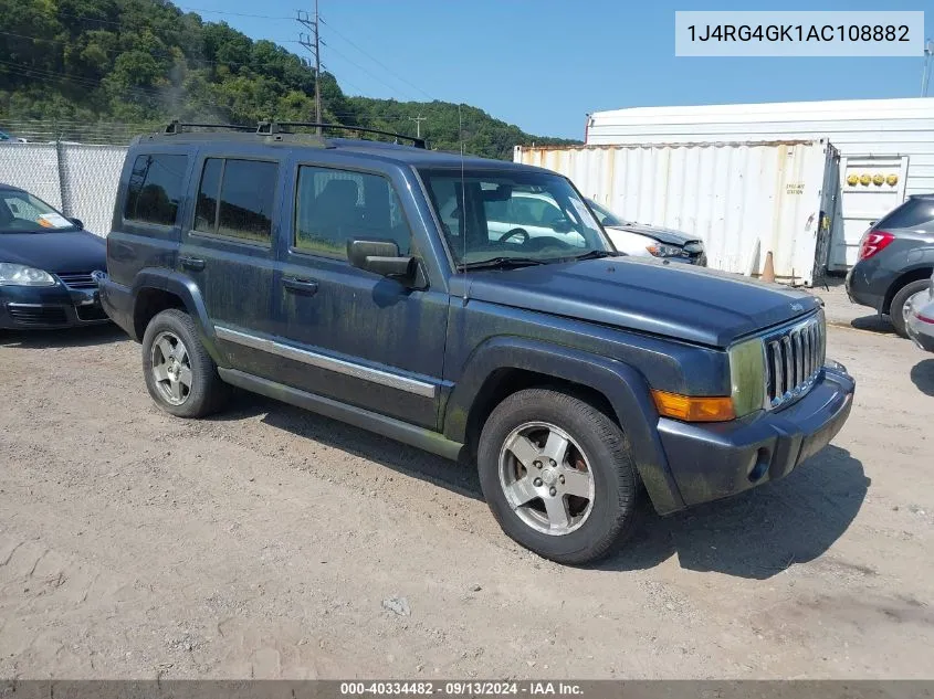 1J4RG4GK1AC108882 2010 Jeep Commander Sport