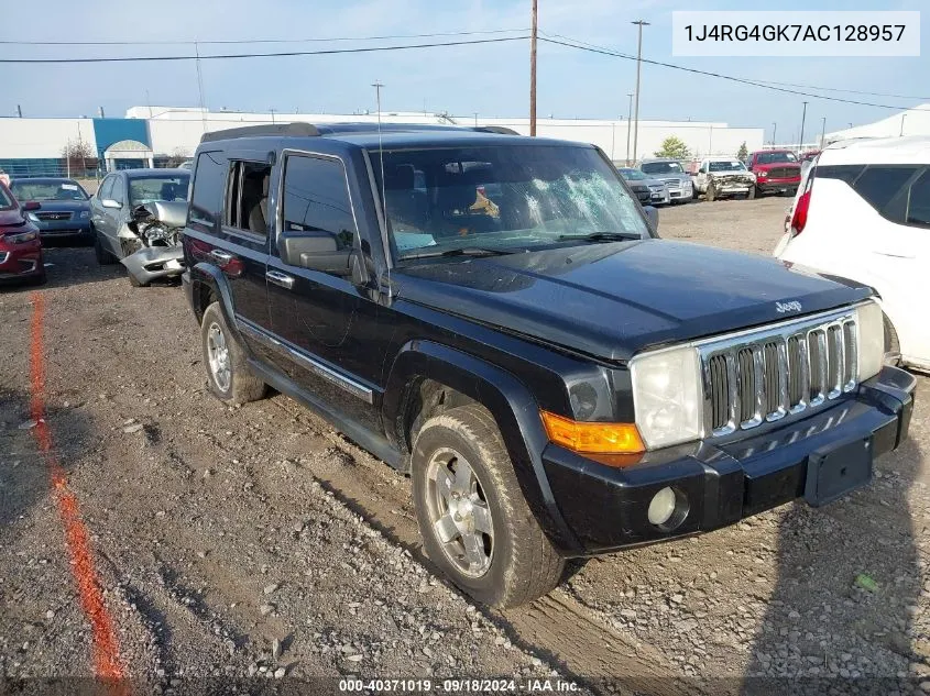 2010 Jeep Commander Sport VIN: 1J4RG4GK7AC128957 Lot: 40371019