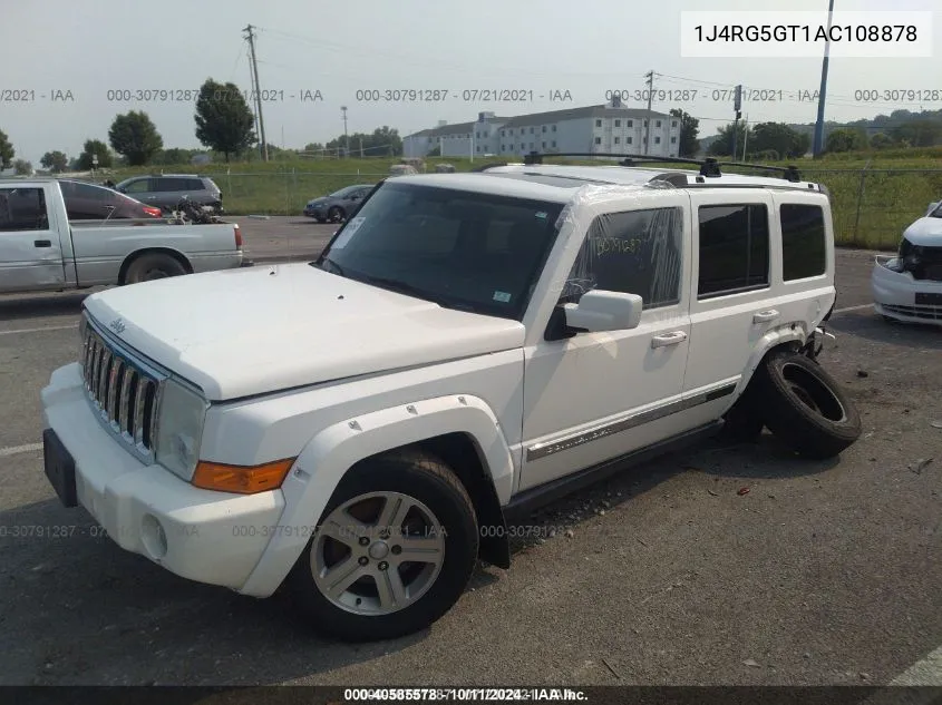 2010 Jeep Commander Limited VIN: 1J4RG5GT1AC108878 Lot: 40585578