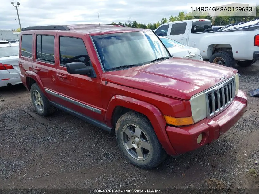 2010 Jeep Commander Sport VIN: 1J4RG4GK8AC129633 Lot: 40761642