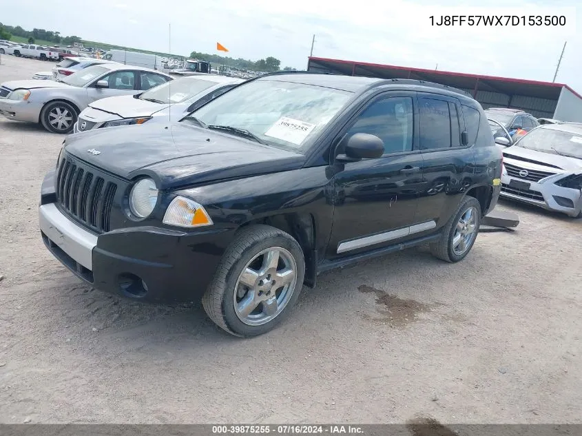 2007 Jeep Compass Limited VIN: 1J8FF57WX7D153500 Lot: 39875255