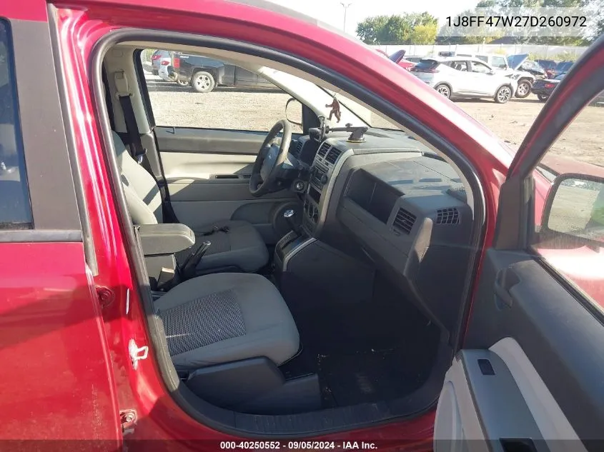 1J8FF47W27D260972 2007 Jeep Compass