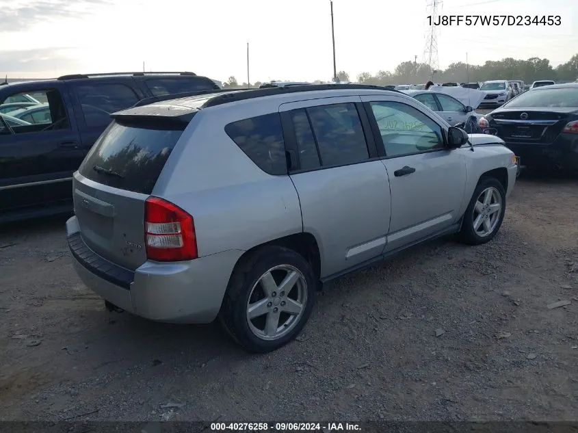 2007 Jeep Compass Limited VIN: 1J8FF57W57D234453 Lot: 40276258