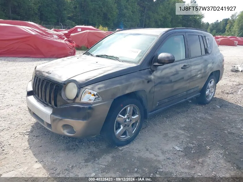 2007 Jeep Compass Limited VIN: 1J8FT57W37D241927 Lot: 40325423