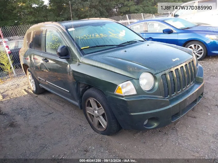 1J8FT47W37D385990 2007 Jeep Compass Sport