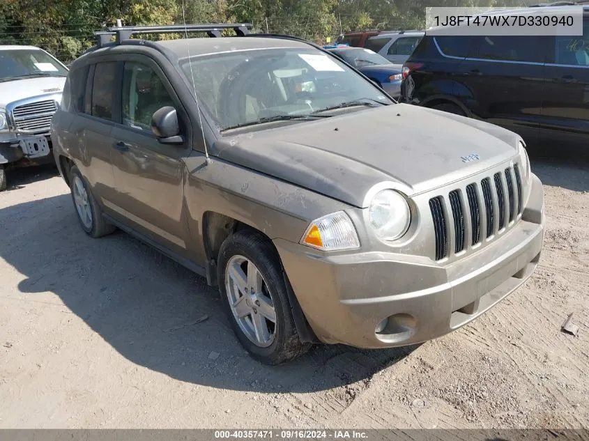 1J8FT47WX7D330940 2007 Jeep Compass Sport