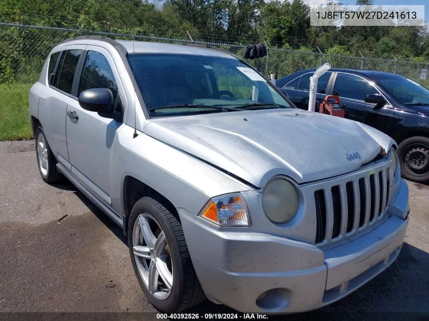 2007 Jeep Compass Limited VIN: 1J8FT57W27D241613 Lot: 40392526