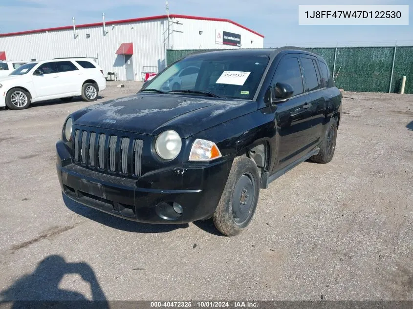 2007 Jeep Compass Sport VIN: 1J8FF47W47D122530 Lot: 40472325