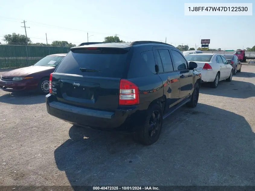 1J8FF47W47D122530 2007 Jeep Compass Sport