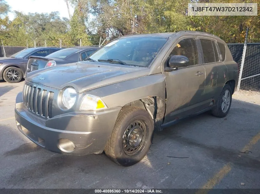 2007 Jeep Compass Sport VIN: 1J8FT47W37D212342 Lot: 40595360