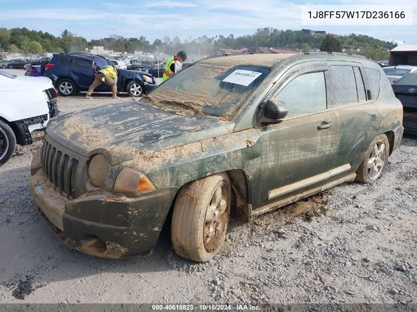 2007 Jeep Compass Limited VIN: 1J8FF57W17D236166 Lot: 40618823