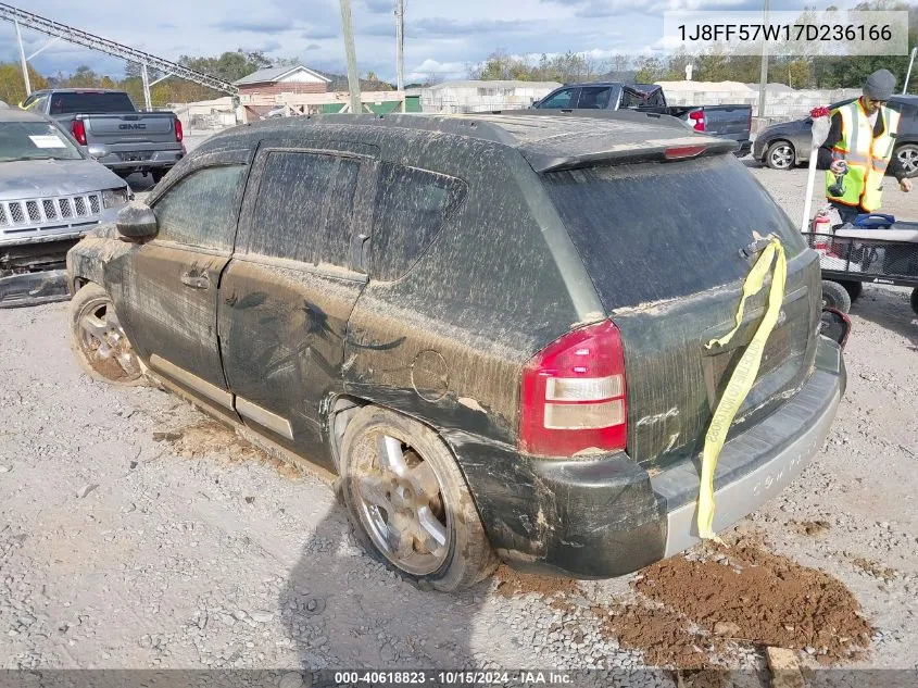 2007 Jeep Compass Limited VIN: 1J8FF57W17D236166 Lot: 40618823