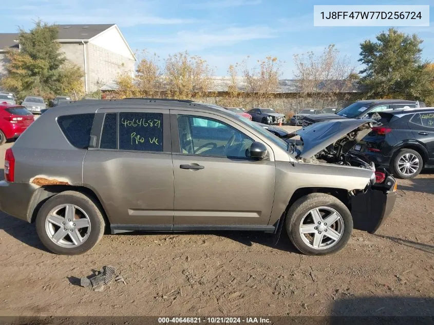 2007 Jeep Compass VIN: 1J8FF47W77D256724 Lot: 40646821