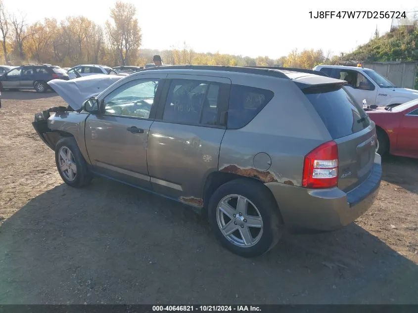 2007 Jeep Compass VIN: 1J8FF47W77D256724 Lot: 40646821