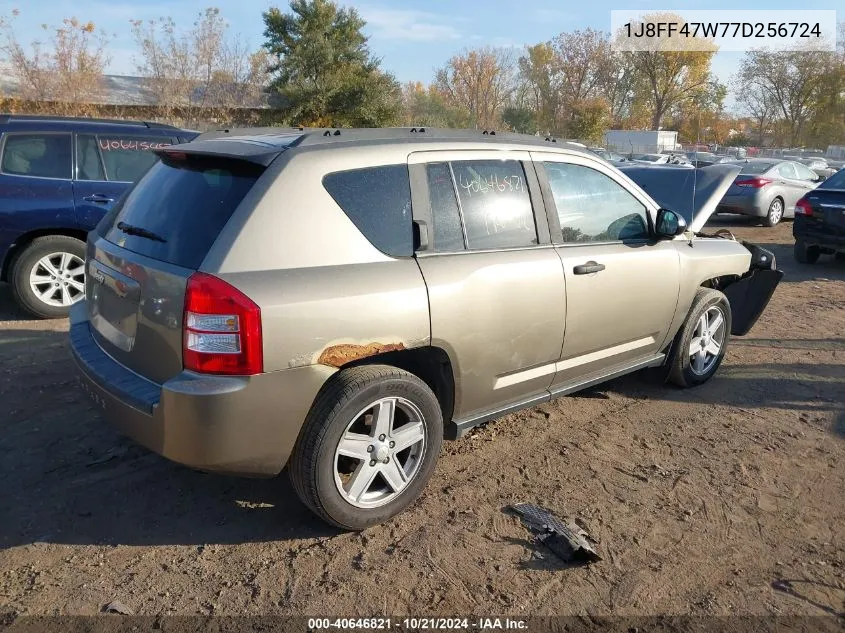 2007 Jeep Compass VIN: 1J8FF47W77D256724 Lot: 40646821