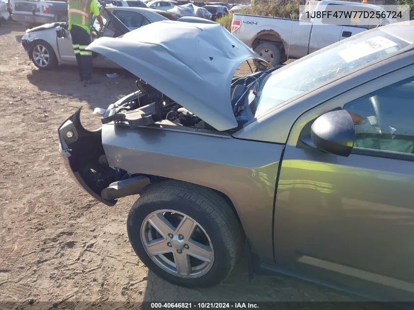 2007 Jeep Compass VIN: 1J8FF47W77D256724 Lot: 40646821