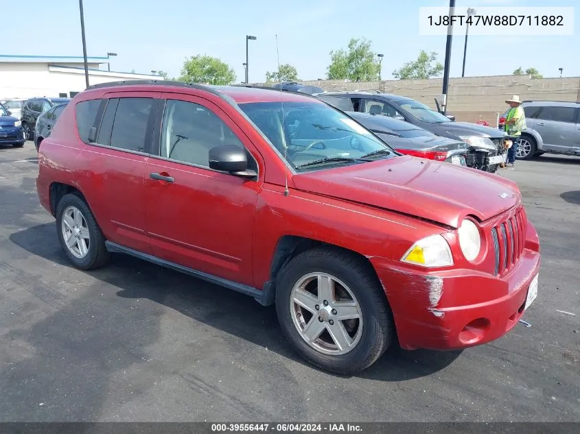 1J8FT47W88D711882 2008 Jeep Compass Sport