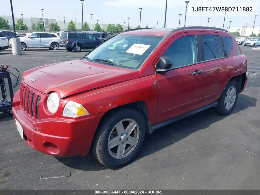 1J8FT47W88D711882 2008 Jeep Compass Sport