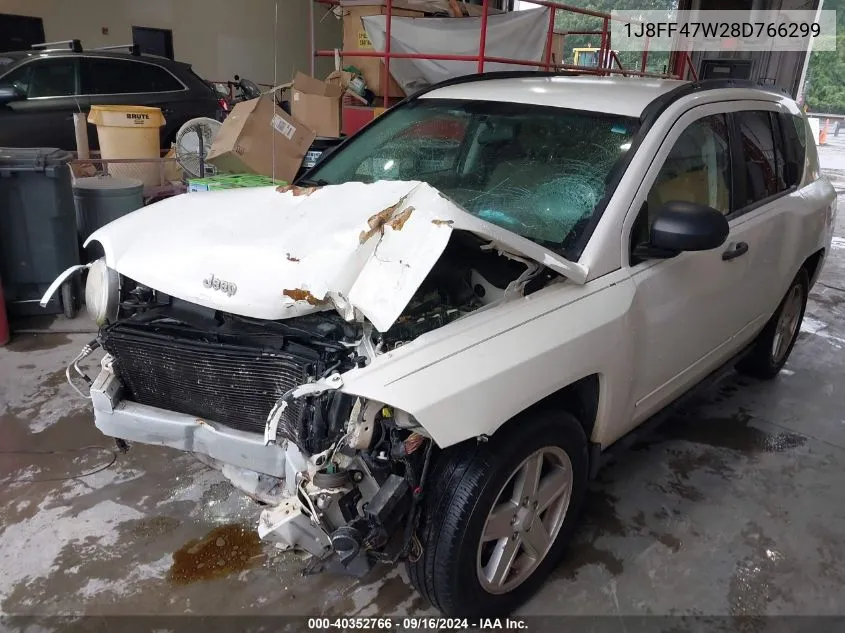 2008 Jeep Compass Sport VIN: 1J8FF47W28D766299 Lot: 40352766