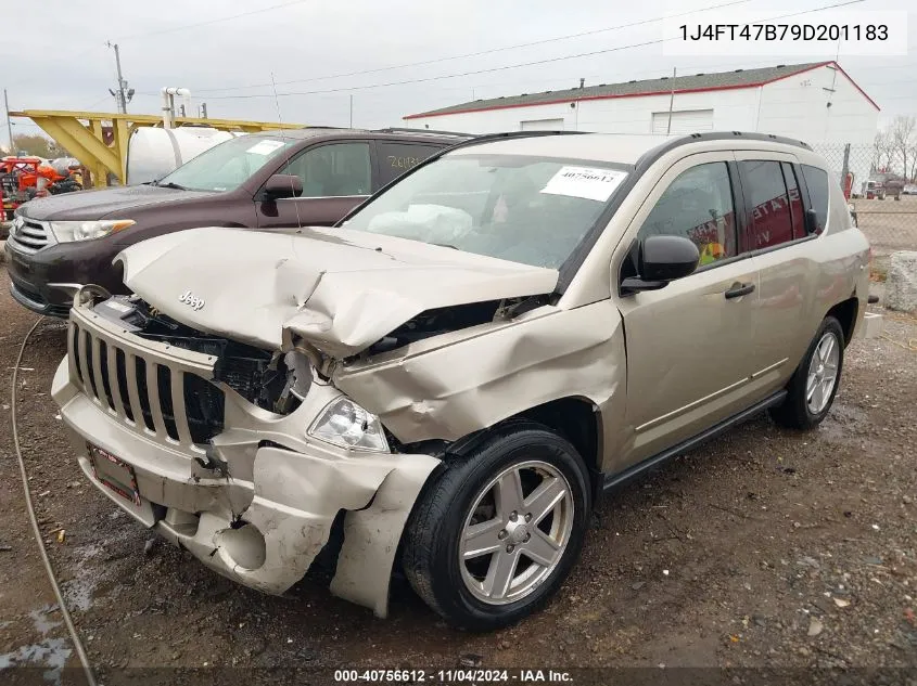 2009 Jeep Compass Sport VIN: 1J4FT47B79D201183 Lot: 40756612