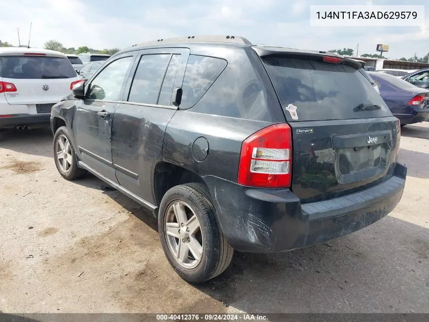 2010 Jeep Compass Sport VIN: 1J4NT1FA3AD629579 Lot: 40412376