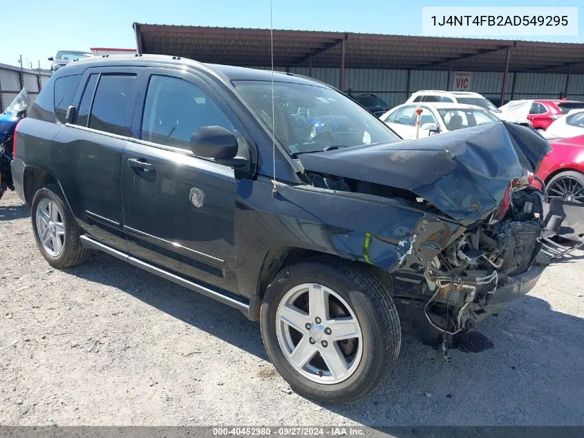 2010 Jeep Compass Sport VIN: 1J4NT4FB2AD549295 Lot: 40452980